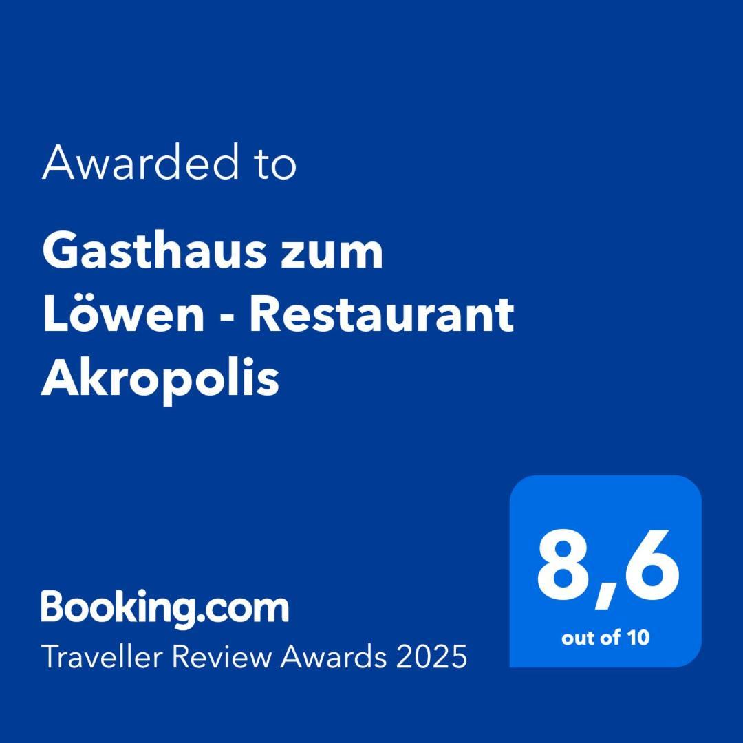 Gasthaus Zum Loewen - Restaurant Akropolis Хаузах Екстериор снимка